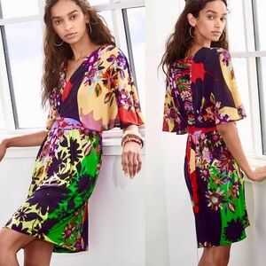 Anthropologie Ranna Gill Sabatina Dress S (As Seen on Beyoncé in Blue Video)